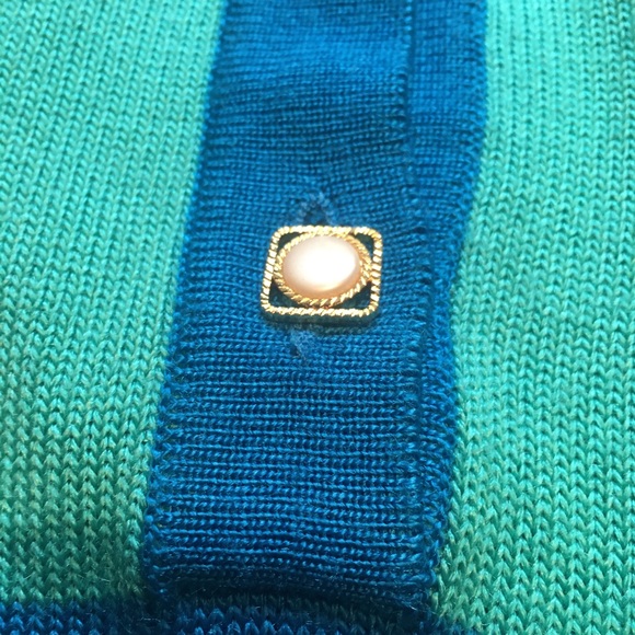 Vintage Freya Strickmoden Colorblock Acrylic Sweater - Picture 4 of 7